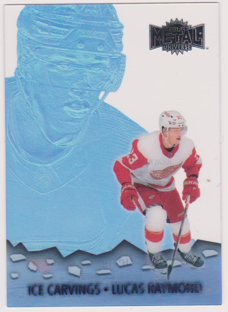 2021-22 Metal Universe Ice Carvings #IC19 Lucas Raymond (image for) 2021-22 Metal Universe Ice Carvings #IC19 Lucas Raymond