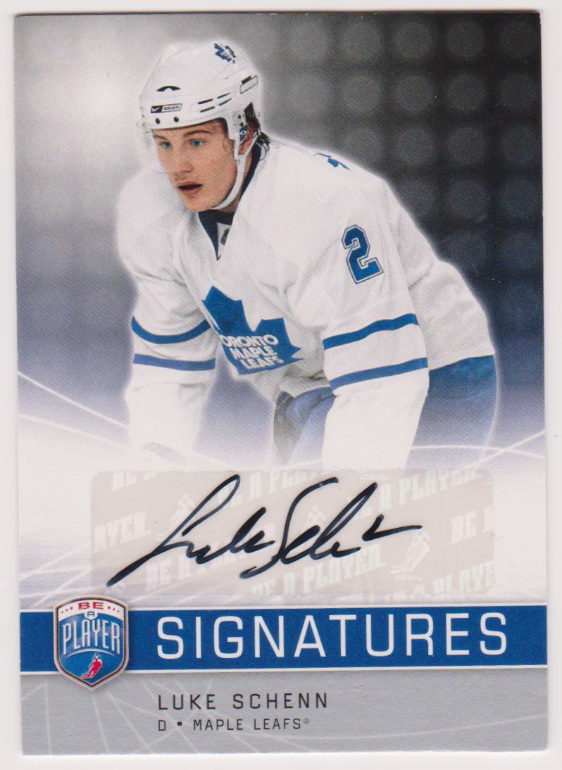 (image for) 2008-09 Be A Player Signatures #SSL Luke Schenn AUTO