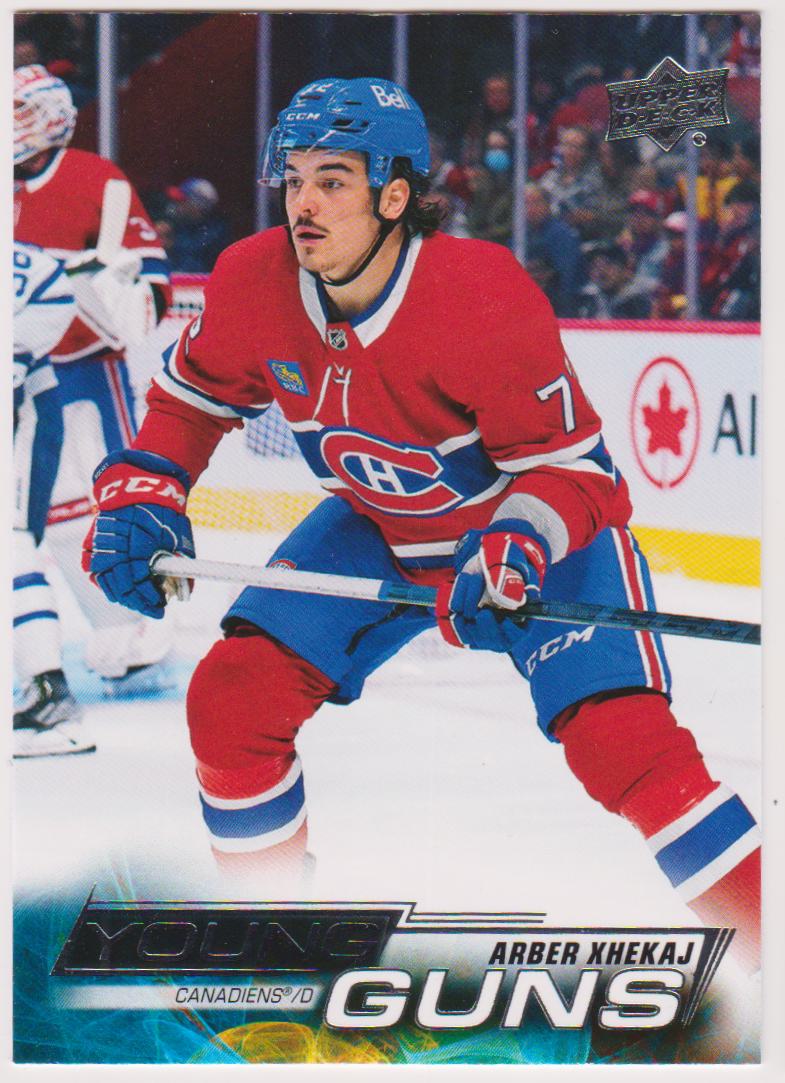 (image for) 2022-23 Upper Deck #490 Arber Xhekaj YG RC