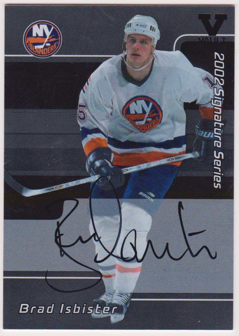 2001-02 BAP Signature Series Autographs #81 Brad Isbister (image for) 2001-02 BAP Signature Series Autographs #81 Brad Isbister