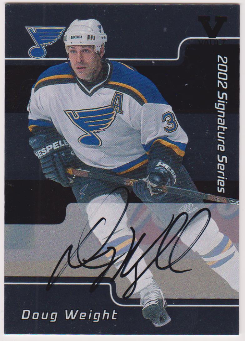 2001-02 BAP Signature Series Autographs #LDW Doug Weight SP (image for) 2001-02 BAP Signature Series Autographs #LDW Doug Weight SP