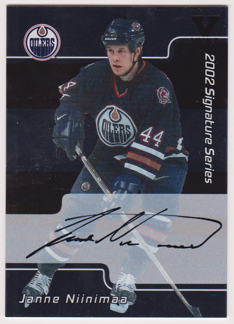 2001-02 BAP Signature Series Autographs #132 Janne Niinimaa (image for) 2001-02 BAP Signature Series Autographs #132 Janne Niinimaa