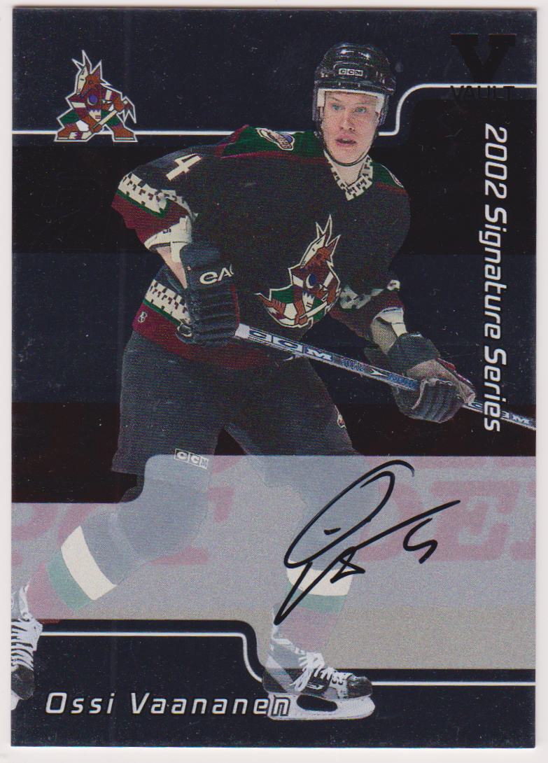 2001-02 BAP Signature Series Autographs #105 Ossi Vaananen (image for) 2001-02 BAP Signature Series Autographs #105 Ossi Vaananen