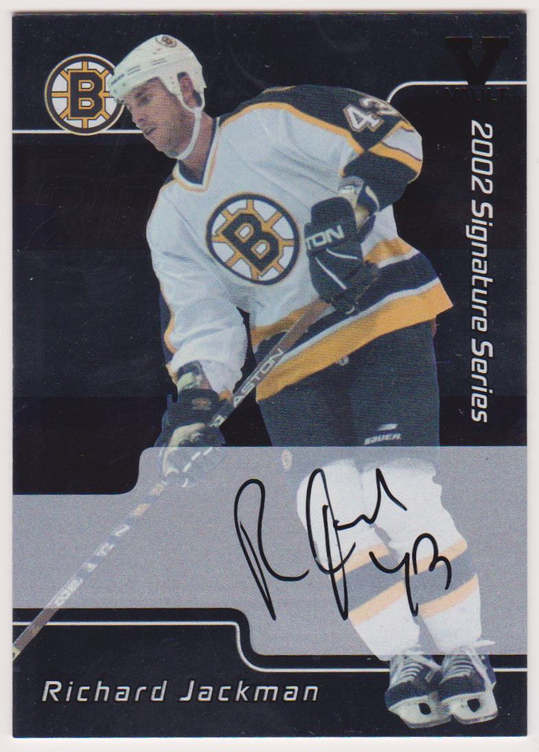 2001-02 BAP Signature Series Autographs #208 Richard Jackman (image for) 2001-02 BAP Signature Series Autographs #208 Richard Jackman