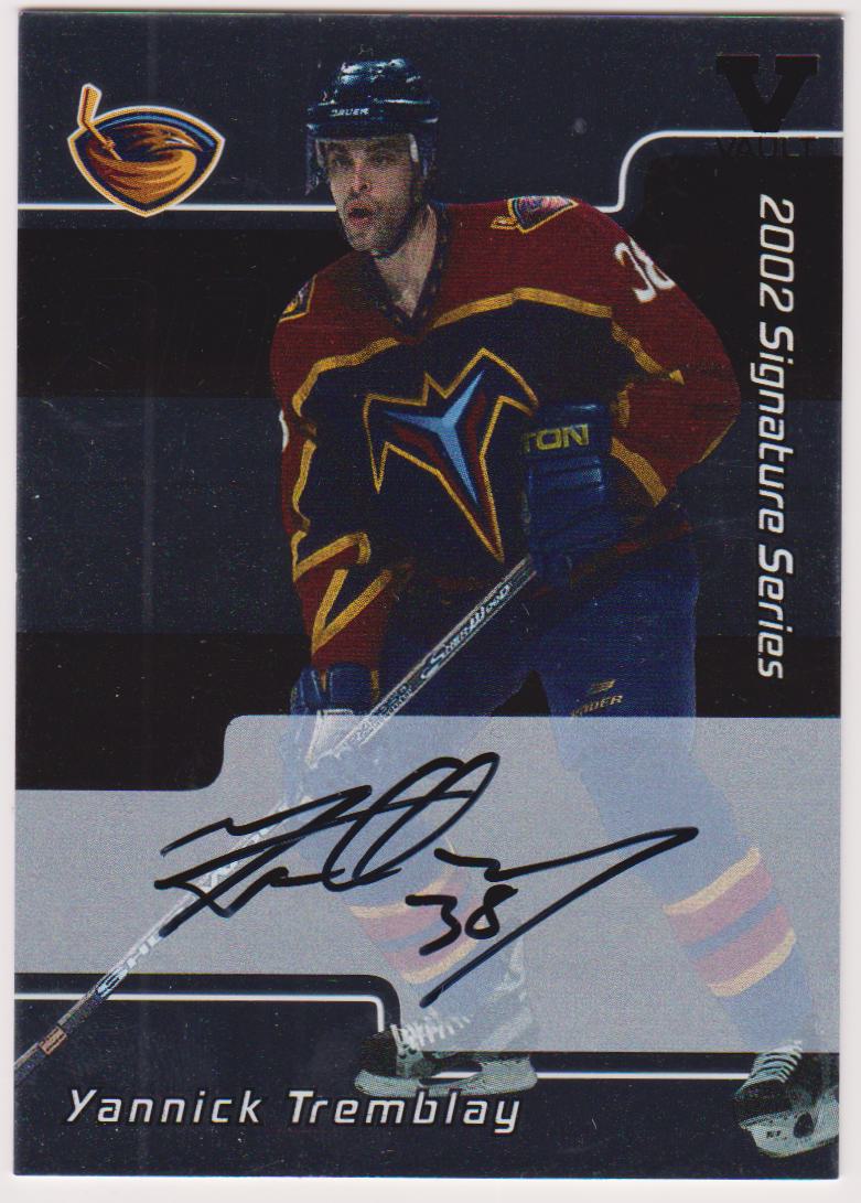 (image for) 2001-02 BAP Signature Series Autographs #149 Yannick Tremblay