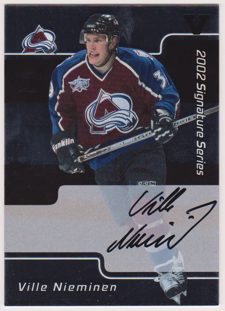 2001-02 BAP Signature Series Autographs #130 Ville Nieminen (image for) 2001-02 BAP Signature Series Autographs #130 Ville Nieminen