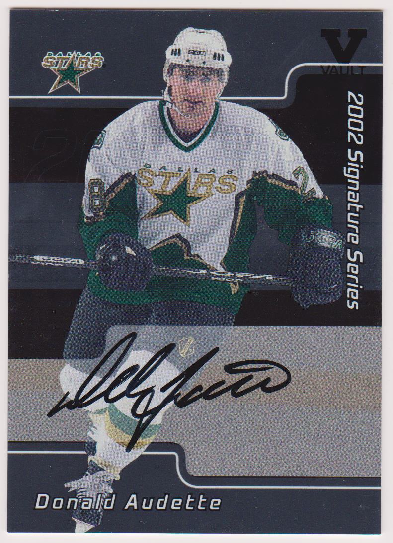 (image for) 2001-02 BAP Signature Series Autographs #LDA Donald Audette SP
