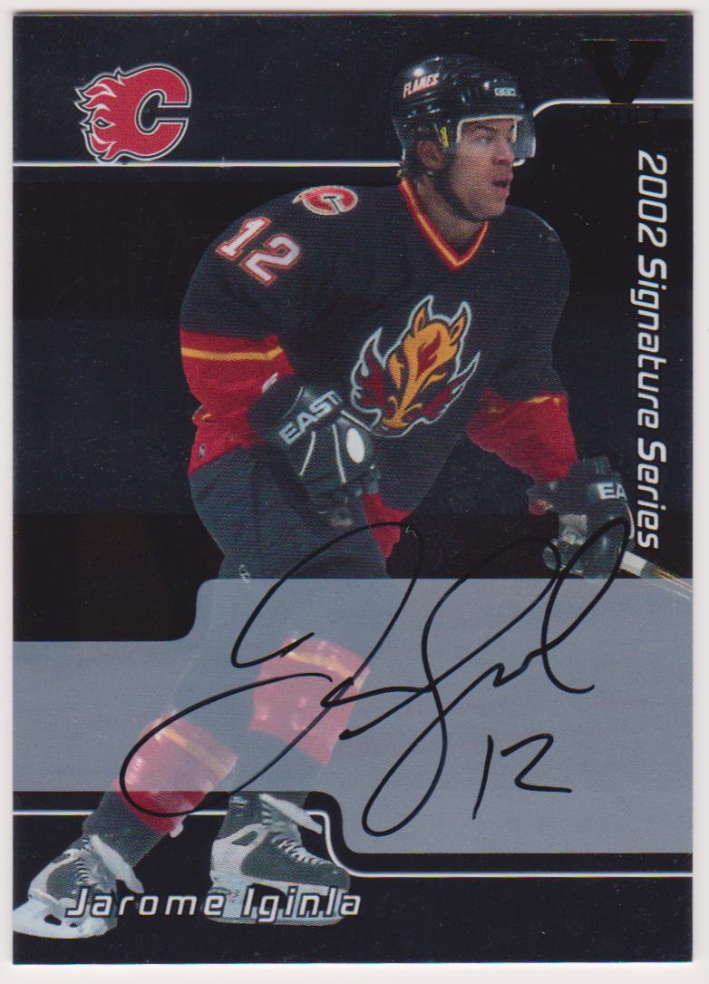 2001-02 BAP Signature Series Autographs #5 Jarome Iginla (image for) 2001-02 BAP Signature Series Autographs #5 Jarome Iginla