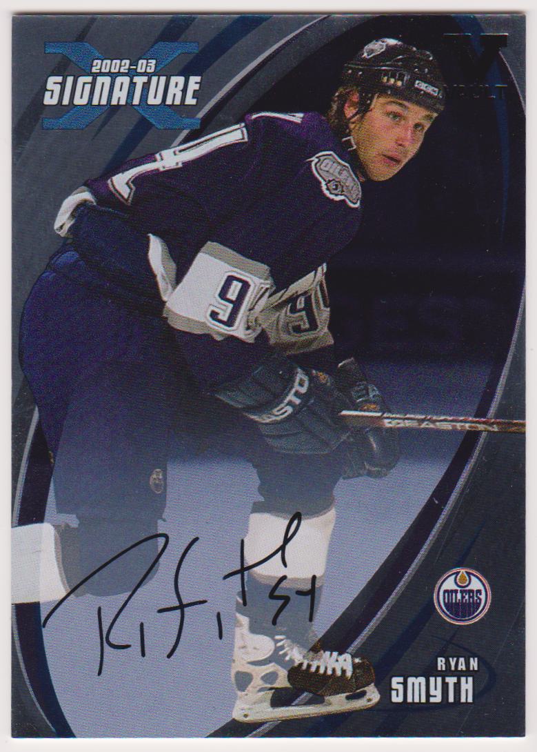 2002-03 BAP Signature Series Autographs #46 Ryan Smyth (image for) 2002-03 BAP Signature Series Autographs #46 Ryan Smyth