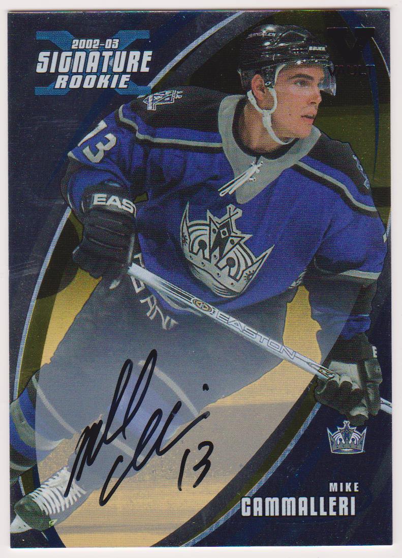 2002-03 BAP Signature Series Autographs Gold #197 Cammalleri RC (image for) 2002-03 BAP Signature Series Autographs Gold #197 Cammalleri RC