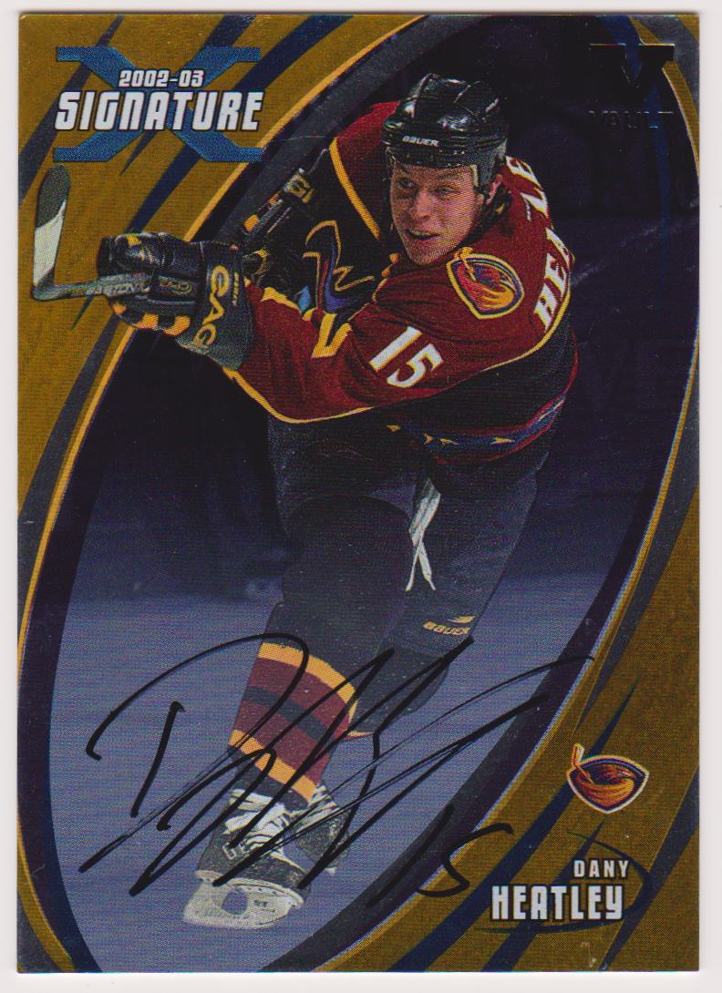 (image for) 2002-03 BAP Signature Series Autographs Gold #1 Dany Heatley
