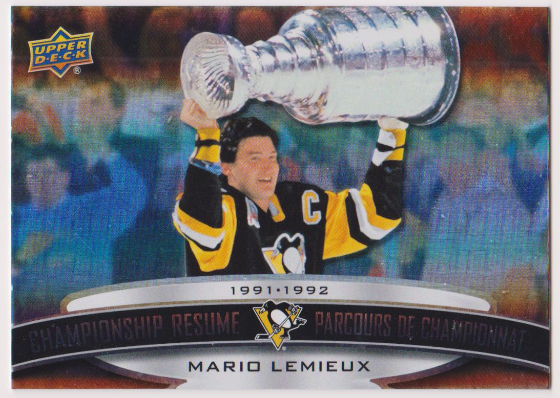 (image for) 2022-23 Tim Hortons Legends Championship Resume #CR12 M. Lemieux