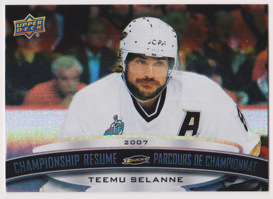 (image for) 2022-23 Tim Hortons Legends Championship Resume #CR3 T. Selanne