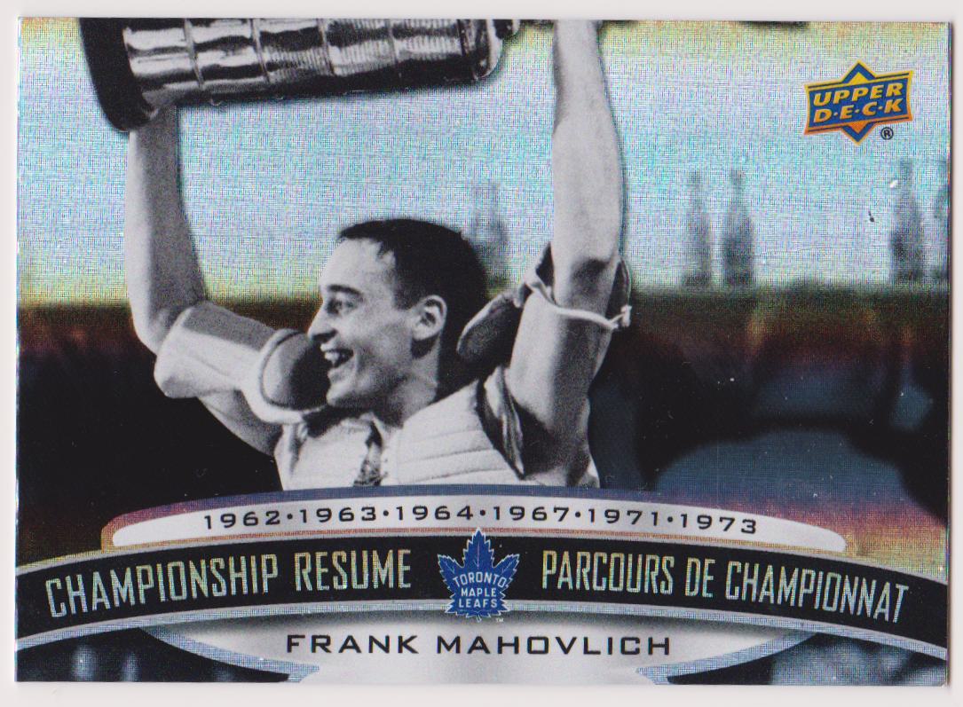 (image for) 2022-23 Tim Hortons Legends Championship Resume #CR2 F.Mahovlich
