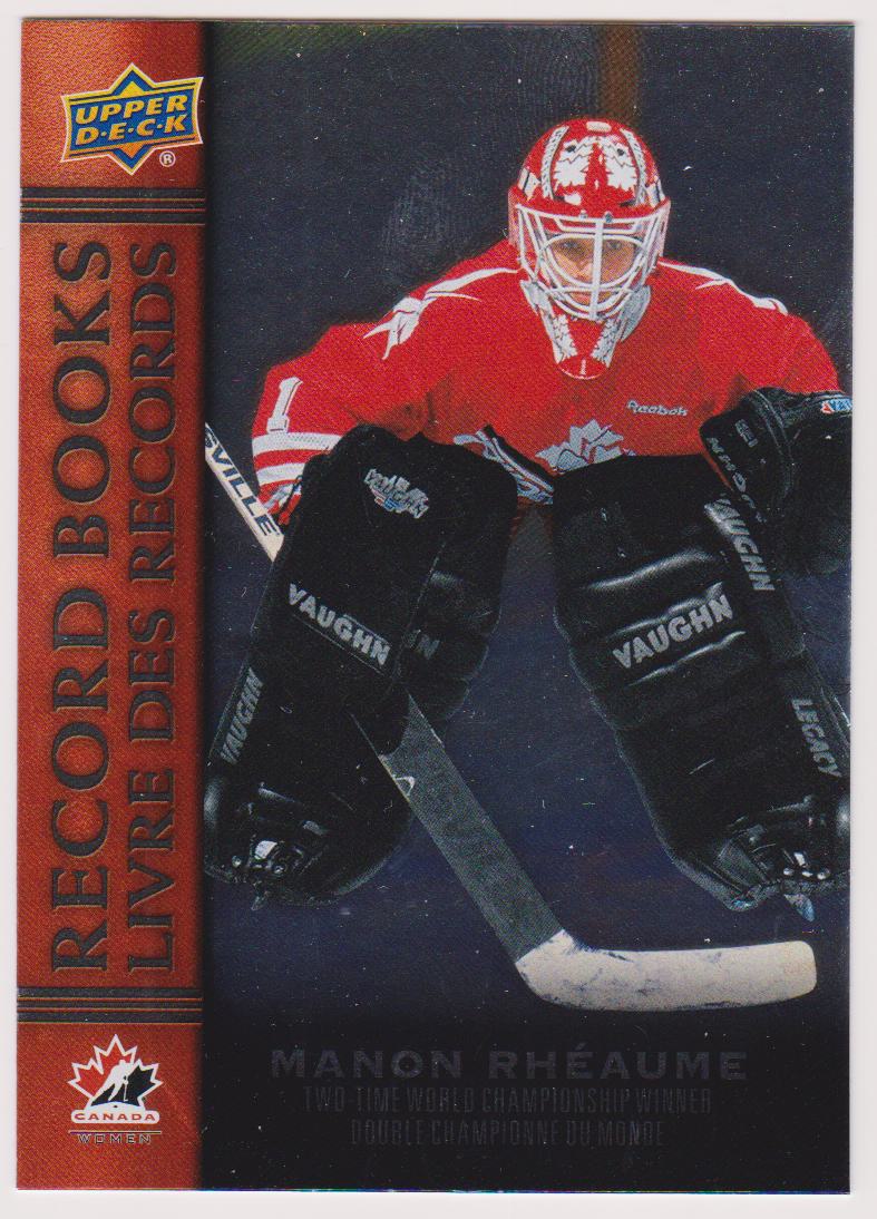 (image for) 2022-23 Tim Hortons Legends Record Books #RB14 Manon Rheaume
