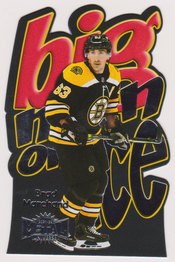 (image for) 2021-22 Metal Universe Big Man on Ice #BM9 Brad Marchand