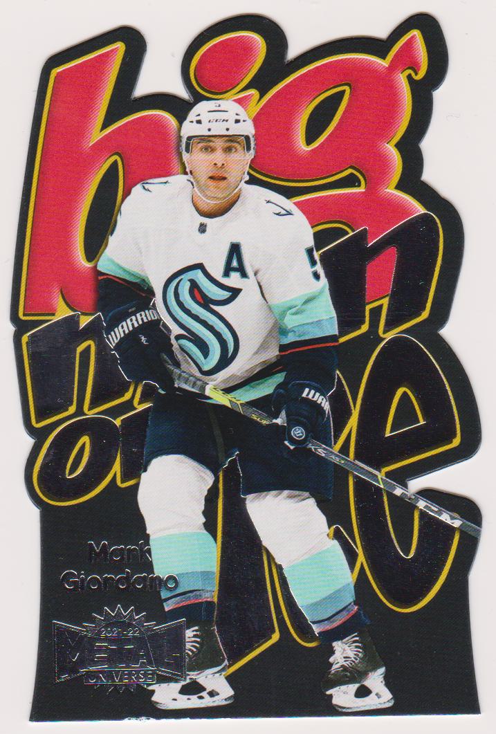 (image for) 2021-22 Metal Universe Big Man on Ice #BM15 Mark Giordano