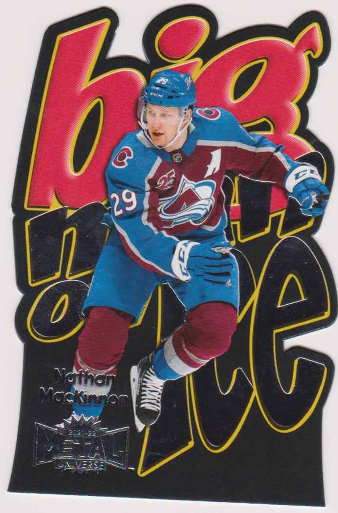 (image for) 2021-22 Metal Universe Big Man on Ice #BM10 Nathan MacKinnon