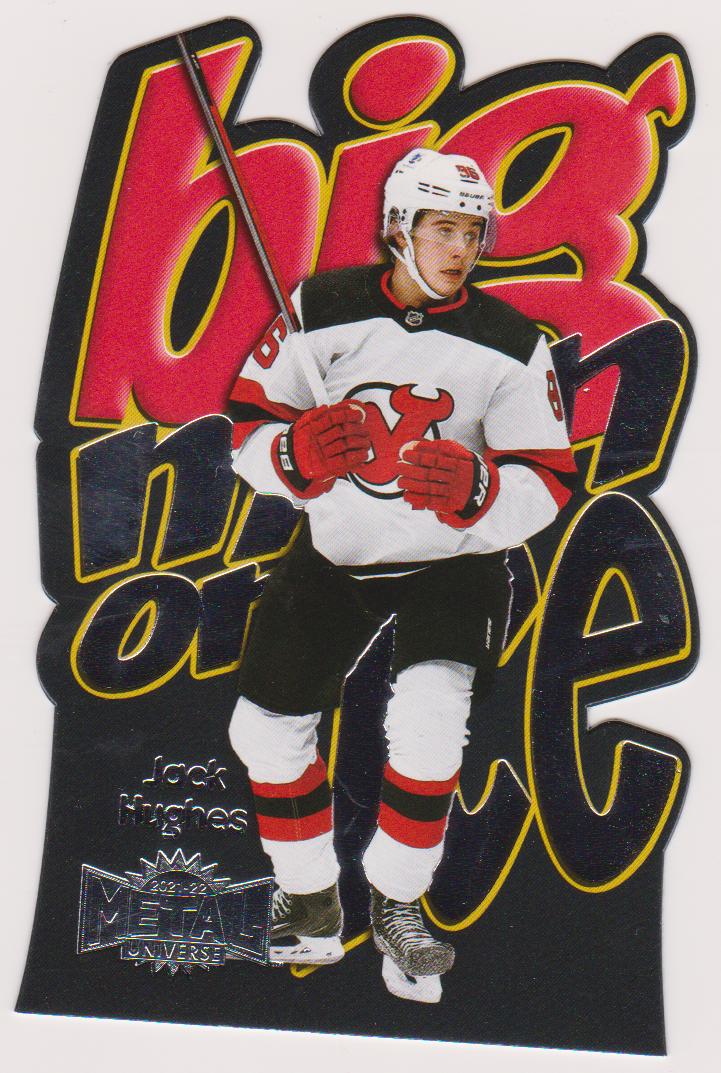(image for) 2021-22 Metal Universe Big Man on Ice #BM18 Jack Hughes