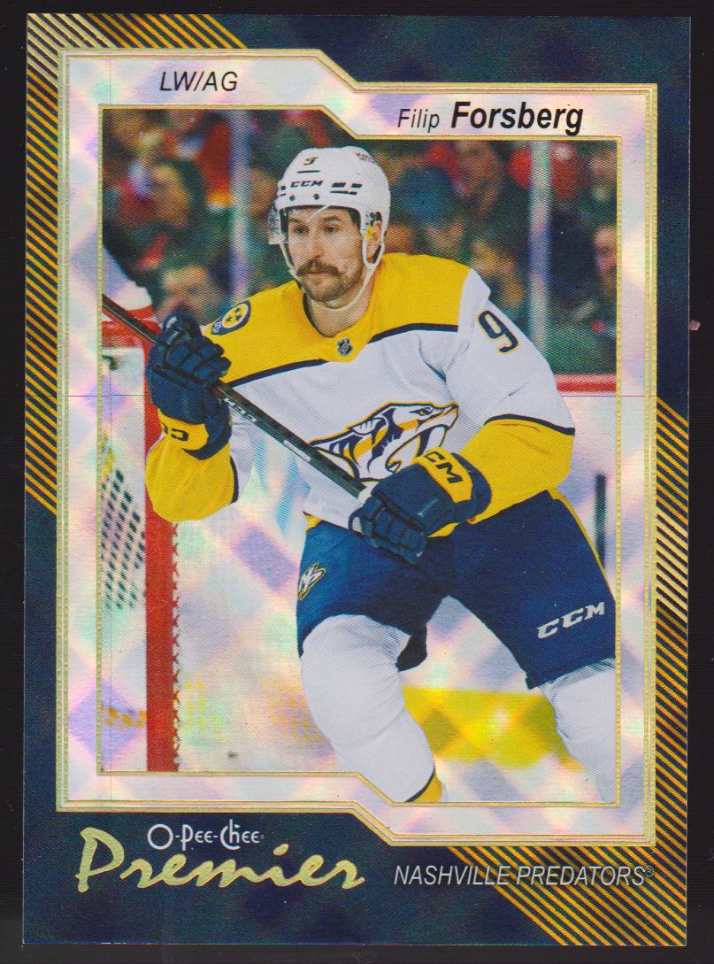 2023-24 O-Pee-Chee OPC Premier Diamond Rainbow #P65 Filip Forsberg 68/75 (image for) 2023-24 O-Pee-Chee OPC Premier Diamond Rainbow #P65 Filip Forsberg 68/75