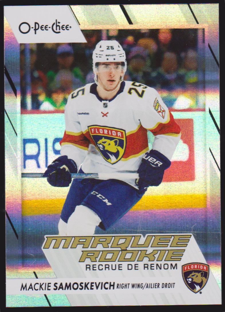 (image for) 2023-24 O-Pee-Chee Rainbow #592 Mackie Samoskevich 191/350