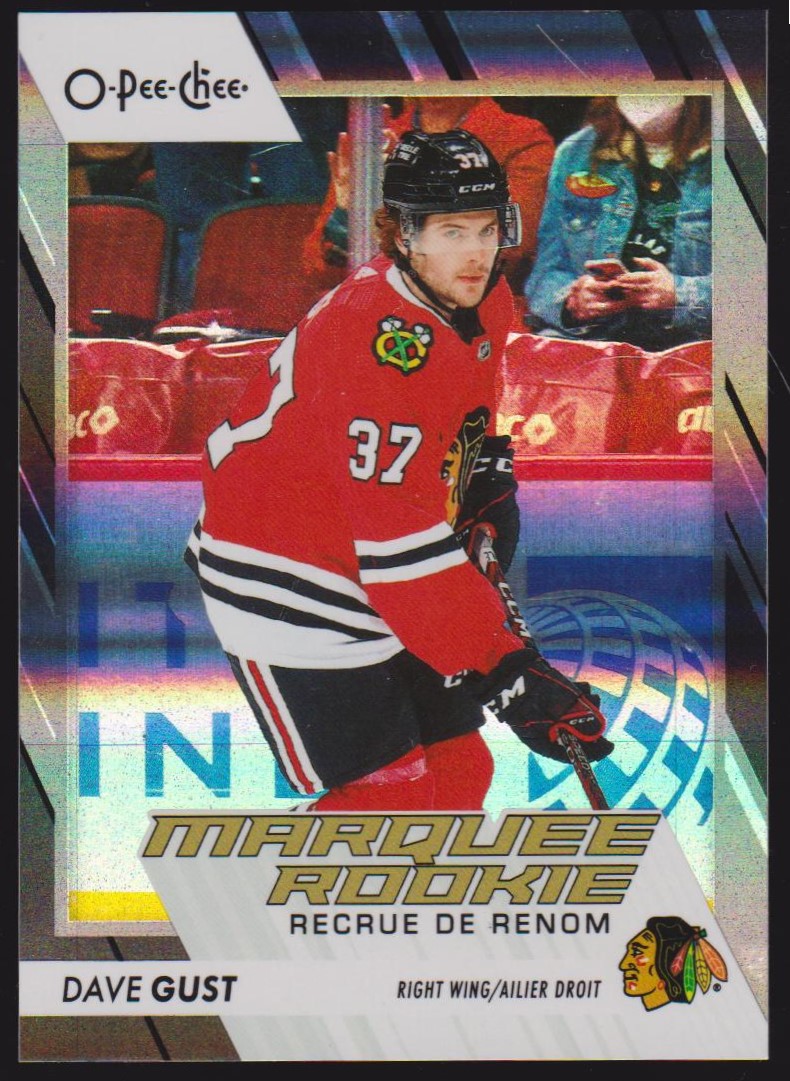 (image for) 2023-24 O-Pee-Chee Rainbow Black #545 David Gust 021/100