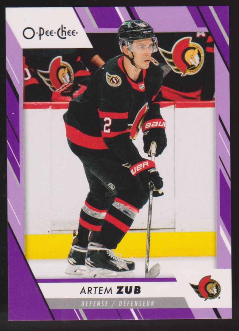 2023-24 O-Pee-Chee Purple #346 Artem Zub 29/49 (image for) 2023-24 O-Pee-Chee Purple #346 Artem Zub 29/49