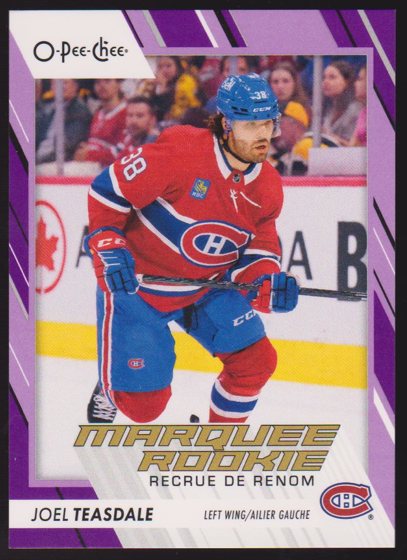 2023-24 O-Pee-Chee Purple #577 Joel Teasdale 33/49 (image for) 2023-24 O-Pee-Chee Purple #577 Joel Teasdale 33/49