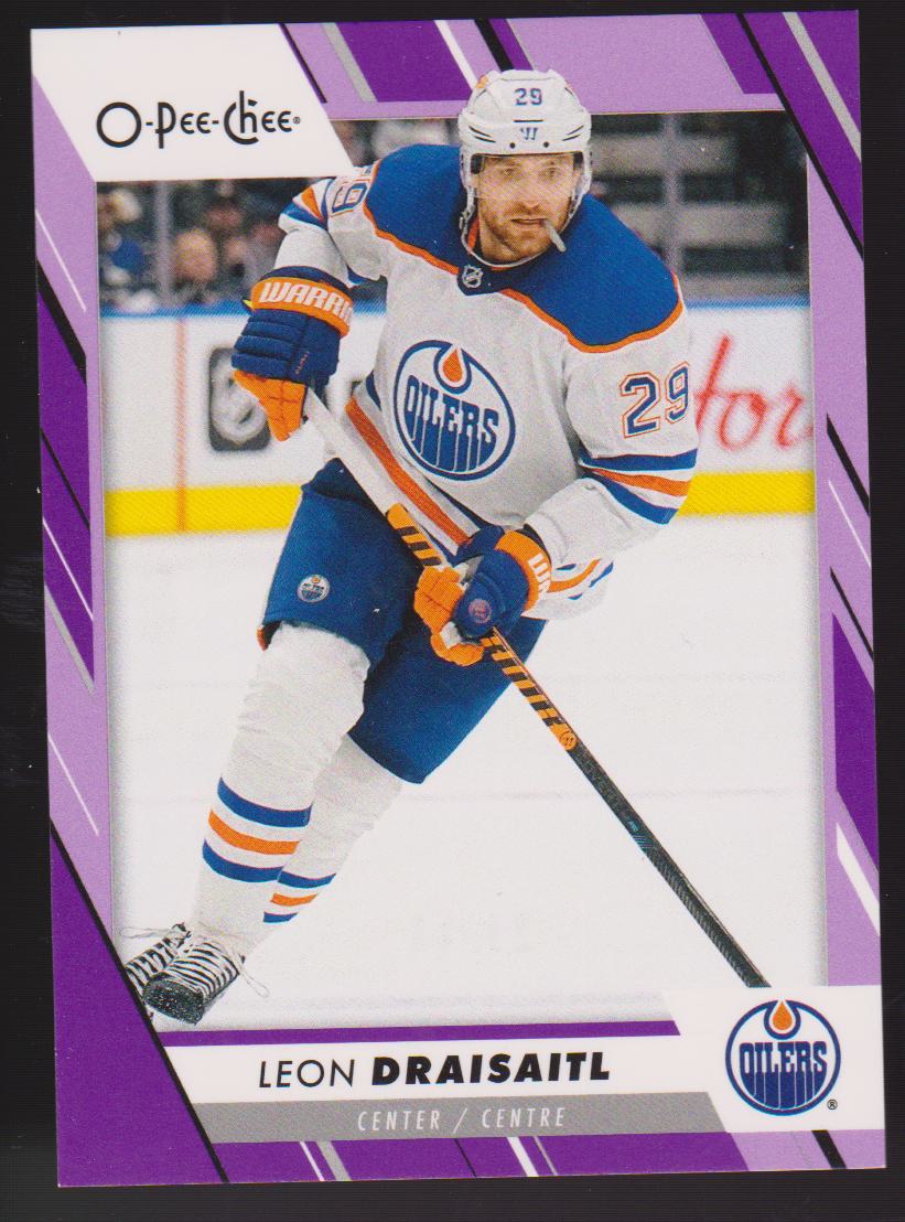 2023-24 O-Pee-Chee Purple #11 Leon Draisaitl 39/49 (image for) 2023-24 O-Pee-Chee Purple #11 Leon Draisaitl 39/49
