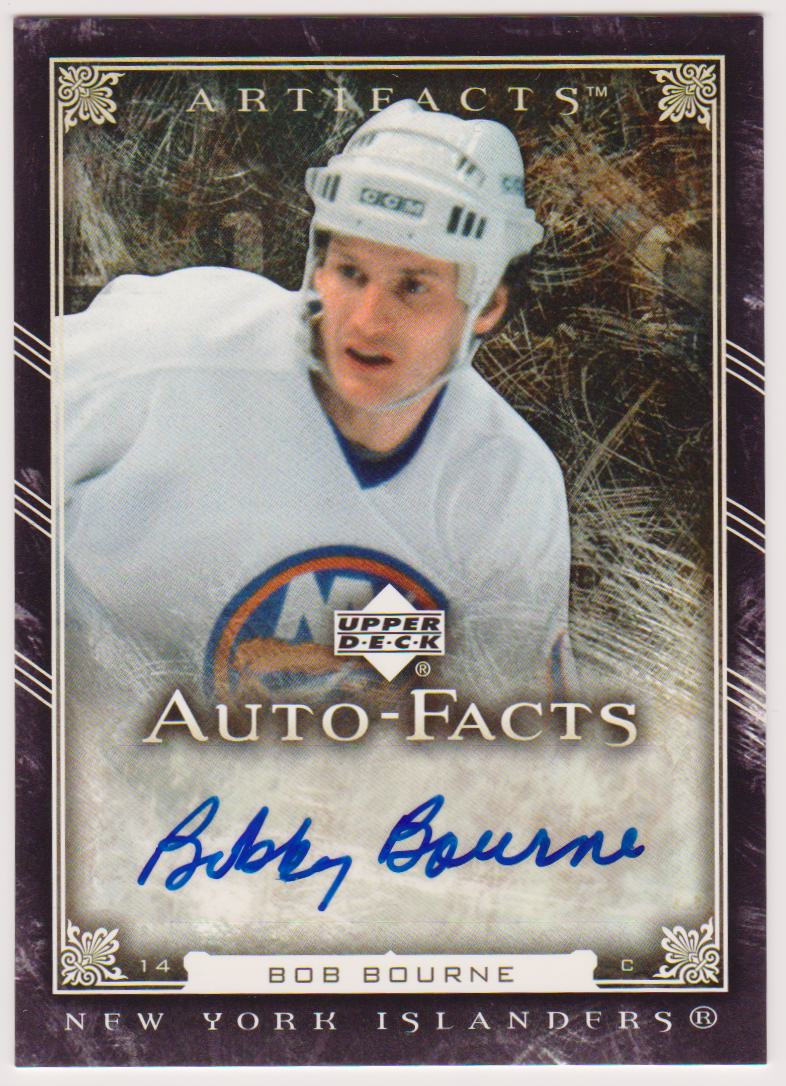2006-07 Artifacts Autofacts #AFBB Bob Bourne (image for) 2006-07 Artifacts Autofacts #AFBB Bob Bourne