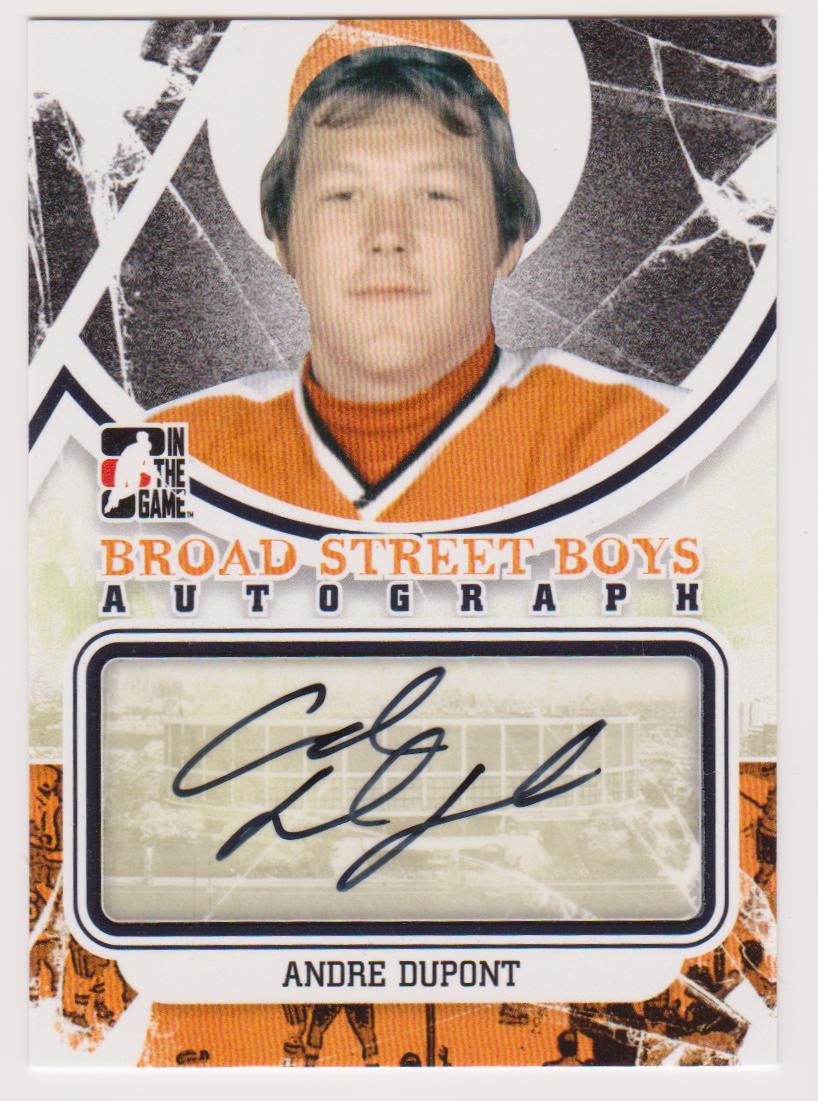 2011-12 ITG Broad Street Boys Autographs #AAD Andre Dupont (image for) 2011-12 ITG Broad Street Boys Autographs #AAD Andre Dupont