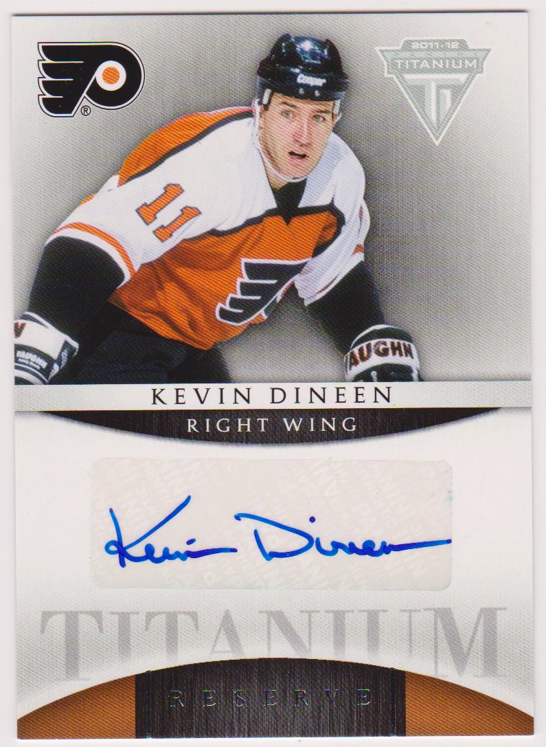 2011-12 Panini Titanium Reserve Autographs #28 Kevin Dineen (image for) 2011-12 Panini Titanium Reserve Autographs #28 Kevin Dineen