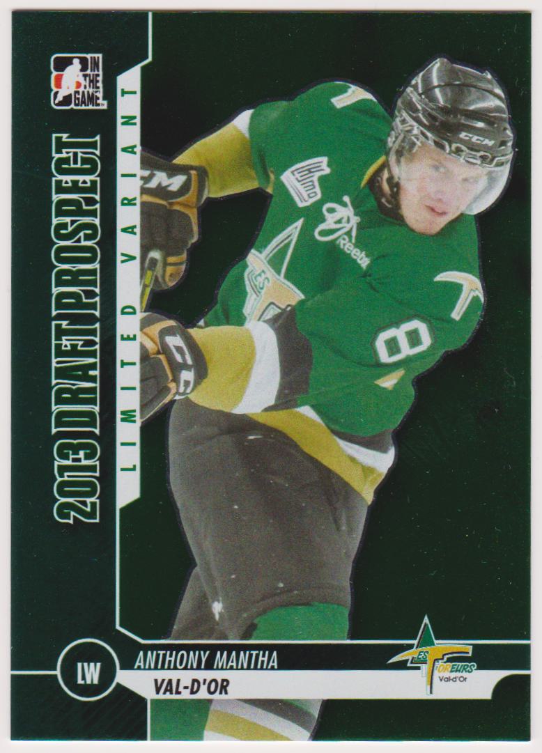 2012-13 ITG Draft Prospects Emerald #5 Anthony Mantha 2013 Draft Prospects (image for) 2012-13 ITG Draft Prospects Emerald #5 Anthony Mantha 2013 Draft Prospects