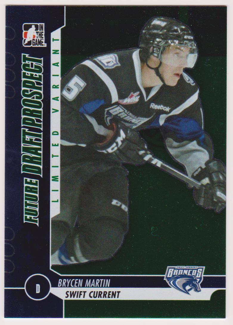 2012-13 ITG Draft Prospects Emerald #66 Brycen Martin FDP (image for) 2012-13 ITG Draft Prospects Emerald #66 Brycen Martin FDP