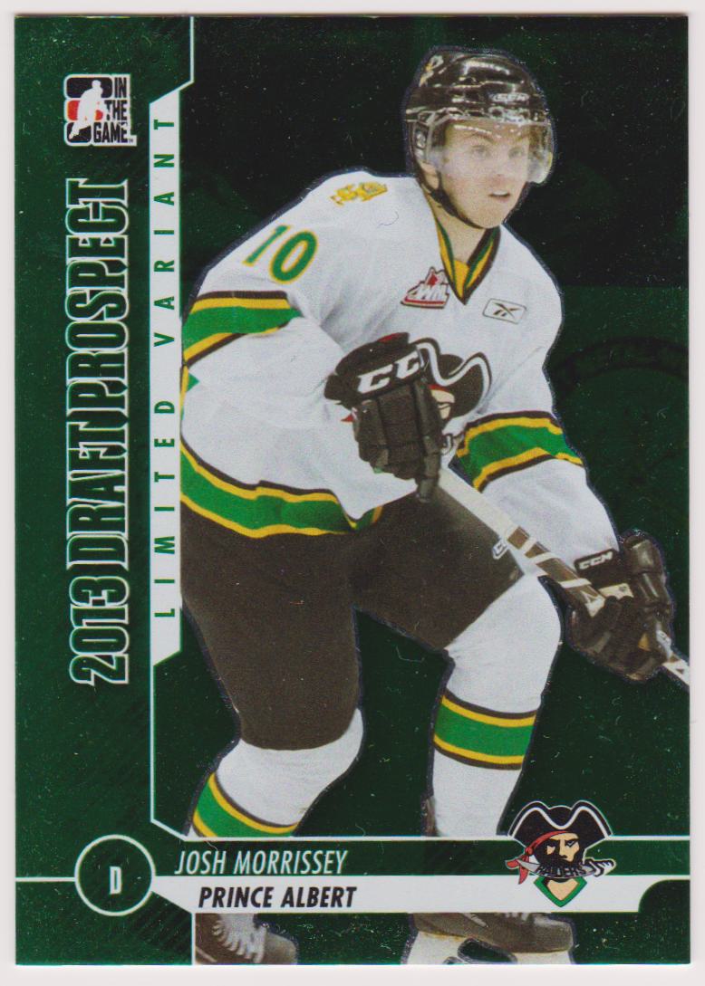 2012-13 ITG Draft Prospects Emerald #22 Josh Morrissey 2013 Draft Prospects (image for) 2012-13 ITG Draft Prospects Emerald #22 Josh Morrissey 2013 Draft Prospects
