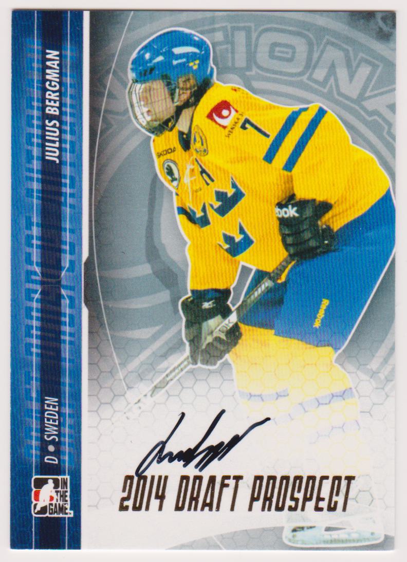 (image for) 2014-15 ITG Draft Prospects Autographs Gold #AJB1 Julius Bergman