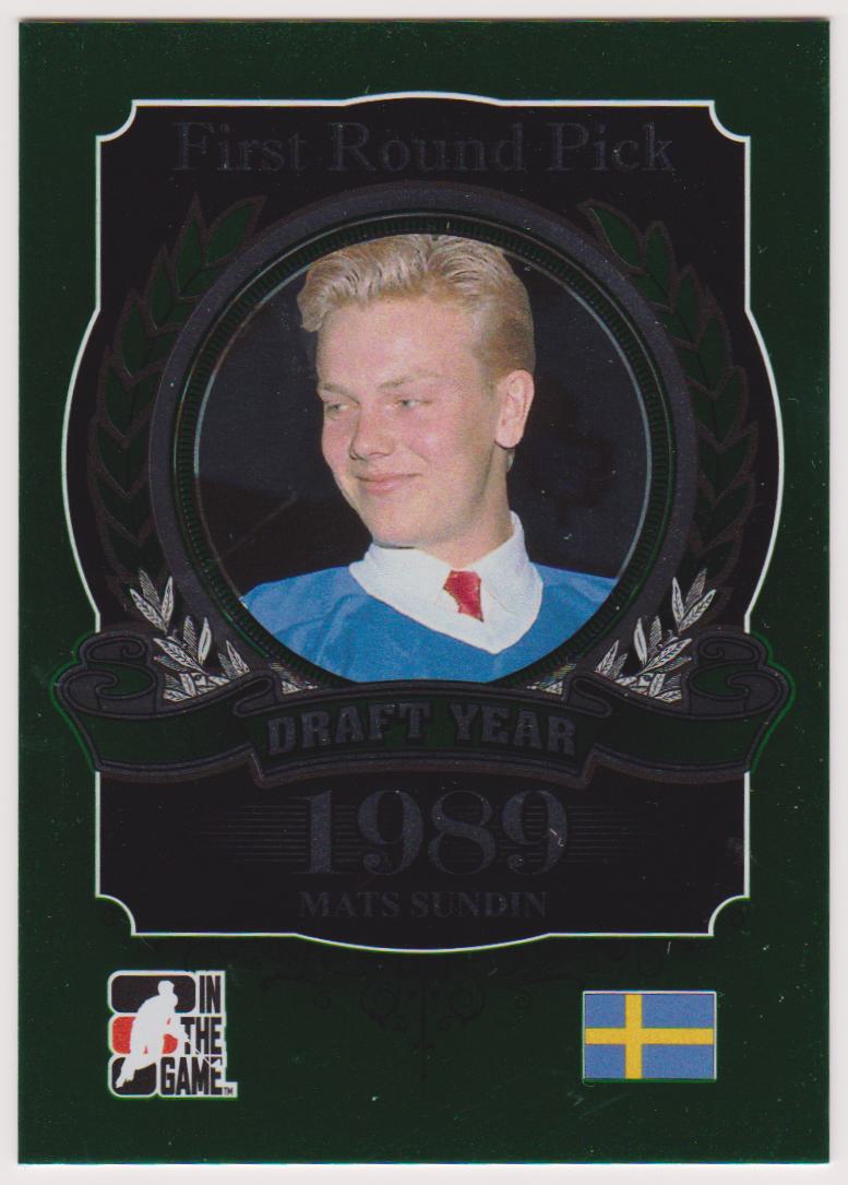2012-13 ITG Draft Prospects Emerald #123 Mats Sundin FRP (image for) 2012-13 ITG Draft Prospects Emerald #123 Mats Sundin FRP