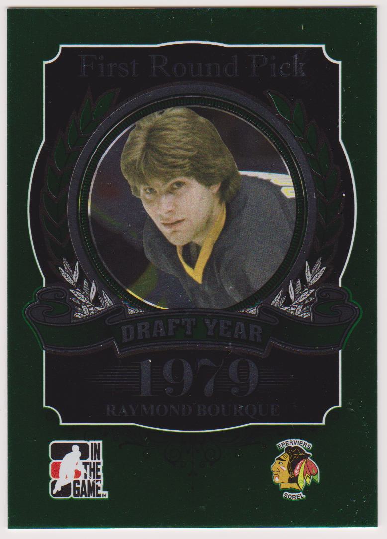 2012-13 ITG Draft Prospects Emerald #134 Raymond Bourque FRP (image for) 2012-13 ITG Draft Prospects Emerald #134 Raymond Bourque FRP