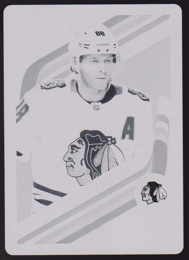 2023-24 O-Pee-Chee Retro Printing Plates Black #153 Patrick Kane 1/1 (image for) 2023-24 O-Pee-Chee Retro Printing Plates Black #153 Patrick Kane 1/1