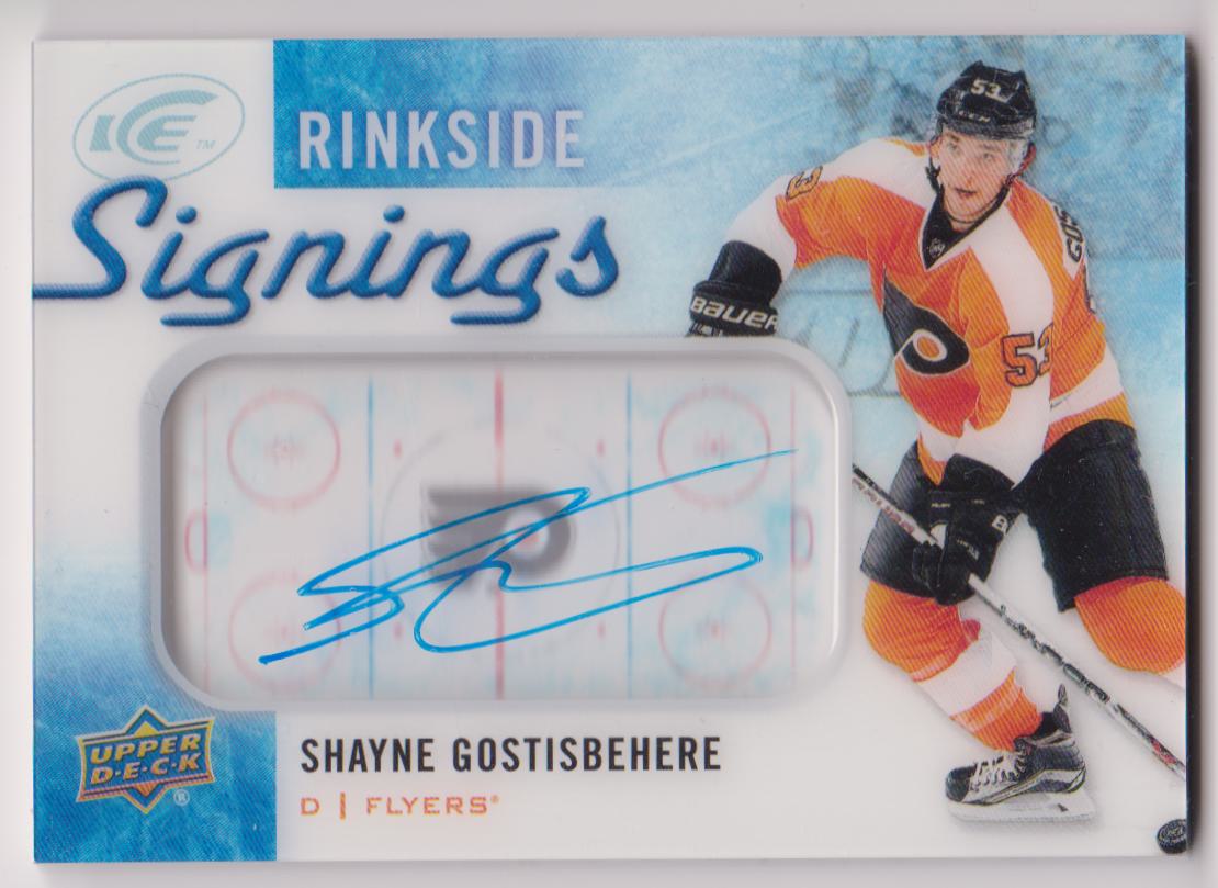 (image for) 2015-16 Upper Deck Ice Rinkside Signings #RSSG Shayne Gostisbehere