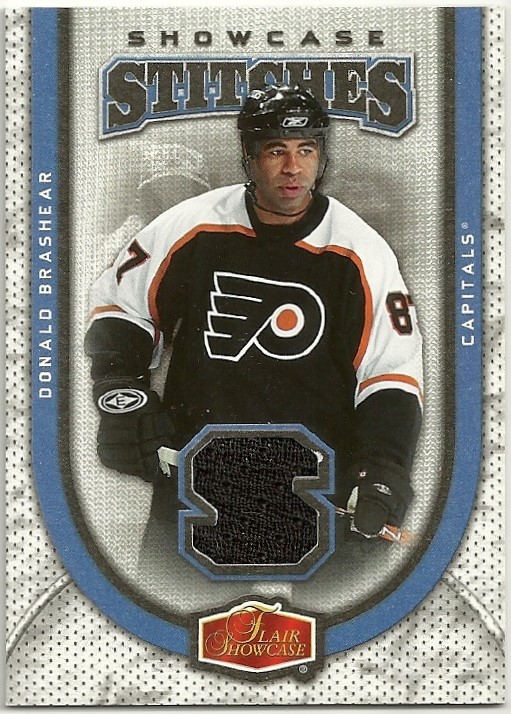 2006-07 Flair Showcase Stitches #SSDB Donald Brashear (image for) 2006-07 Flair Showcase Stitches #SSDB Donald Brashear