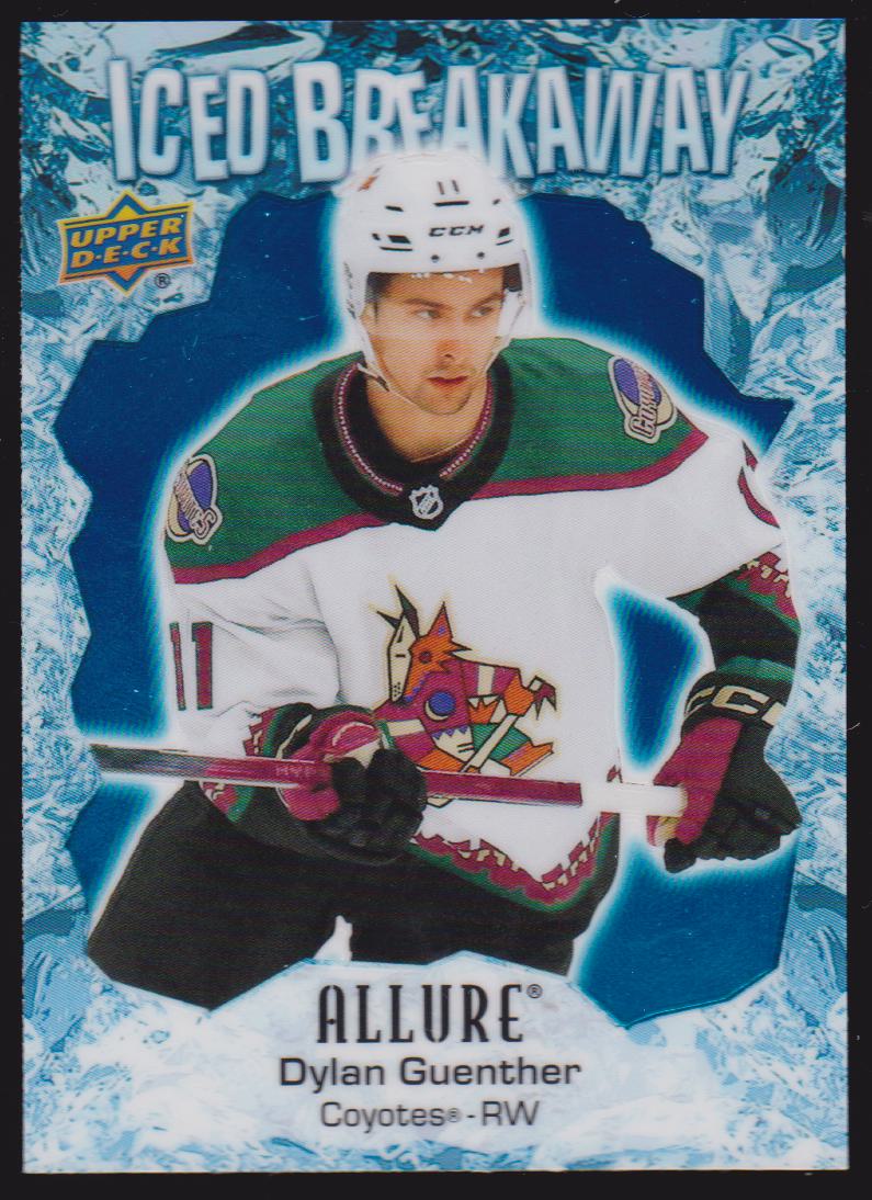 2023-24 Upper Deck Allure Iced Breakaway #IB16 Dylan Guenther (image for) 2023-24 Upper Deck Allure Iced Breakaway #IB16 Dylan Guenther