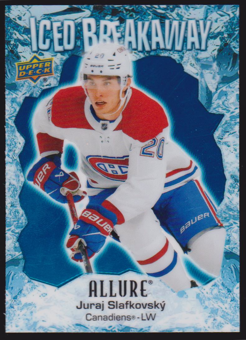 2023-24 Upper Deck Allure Iced Breakaway #IB19 Juraj Slafkovsky (image for) 2023-24 Upper Deck Allure Iced Breakaway #IB19 Juraj Slafkovsky