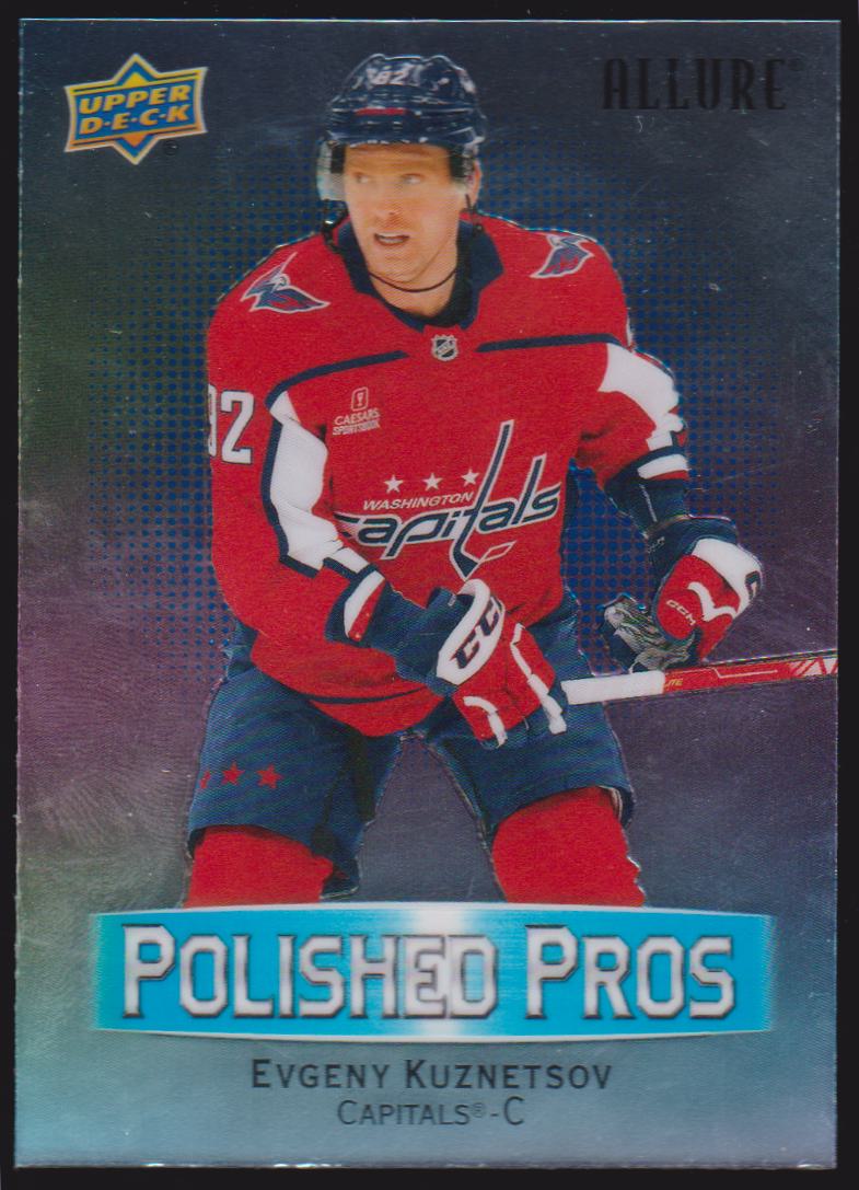 2023-24 Upper Deck Allure Polished Pros #PP19 Evgeny Kuznetsov (image for) 2023-24 Upper Deck Allure Polished Pros #PP19 Evgeny Kuznetsov