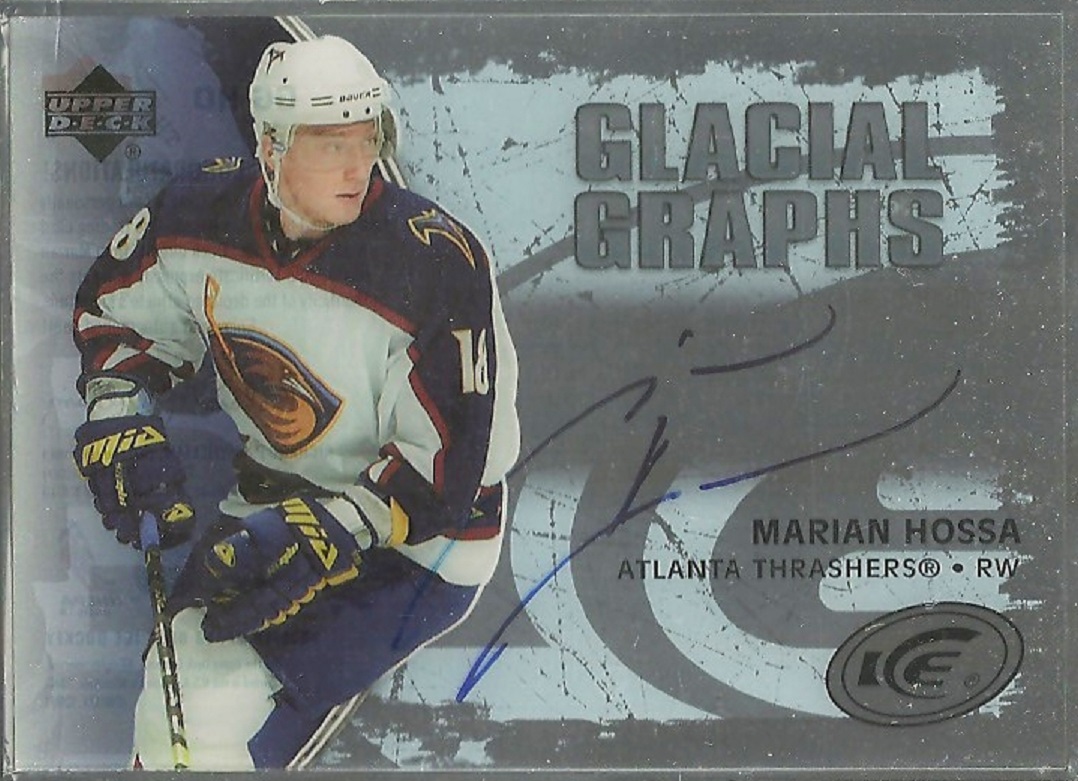(image for) 2005-06 Upper Deck Ice Glacial Graphs #GGHO Marian Hossa