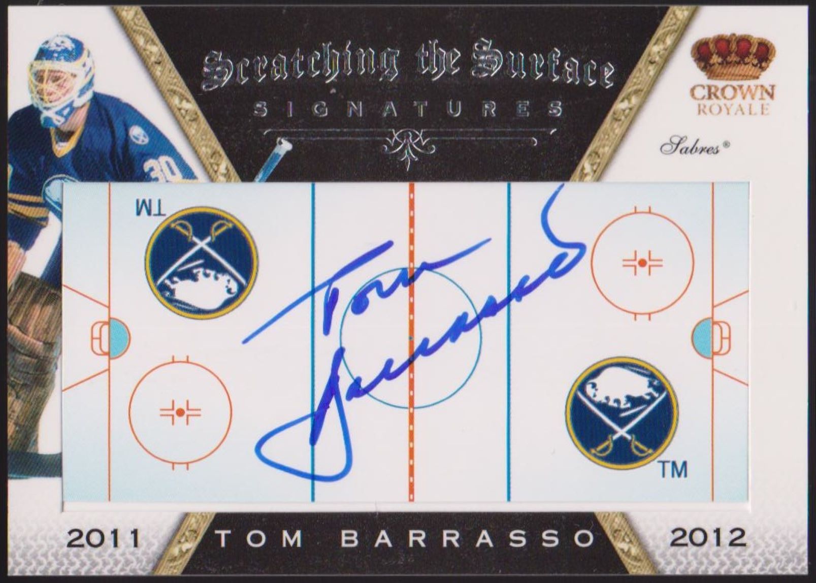 (image for) 2011-12 Crown Royale Scratching The Surface #43 Tom Barrasso
