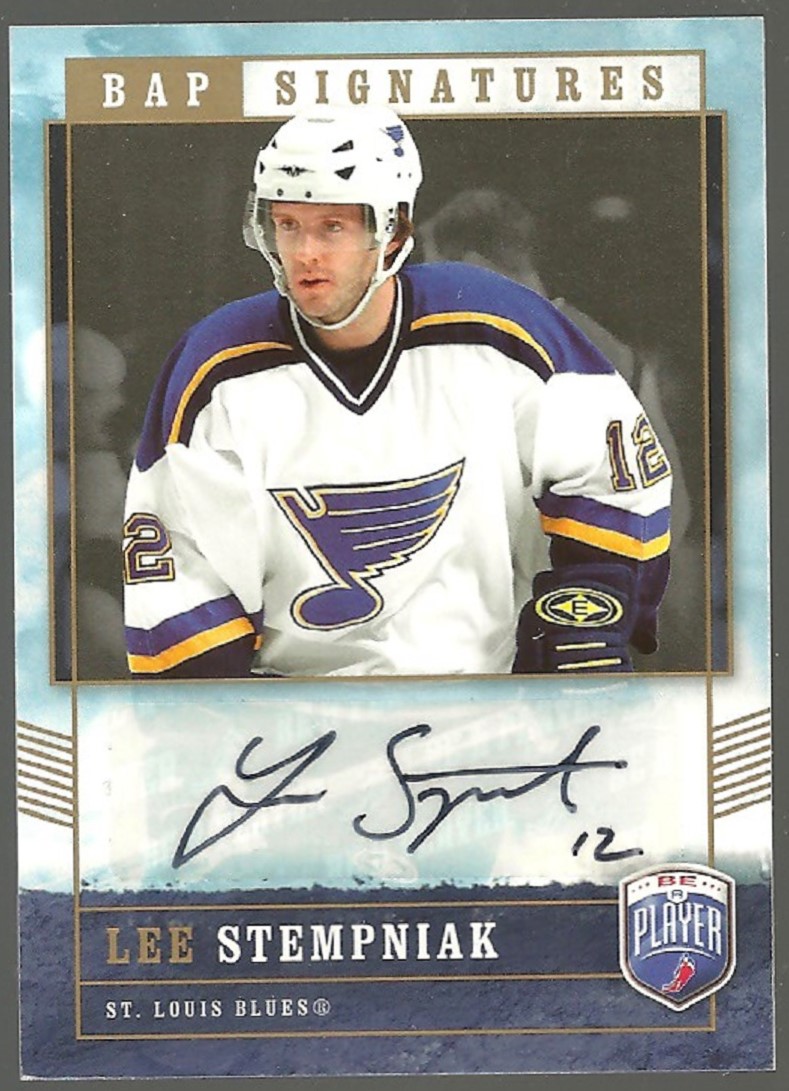 2006-07 Be A Player Signatures #LS Lee Stempniak (image for) 2006-07 Be A Player Signatures #LS Lee Stempniak