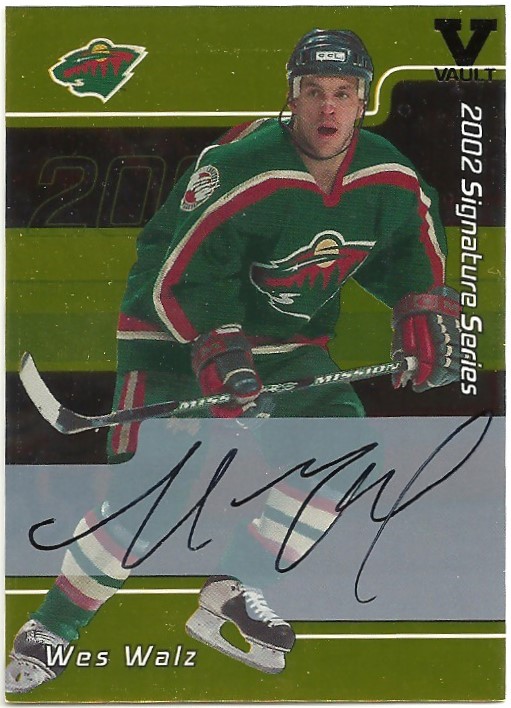 2001-02 BAP Signature Series Autographs Gold #78 Wes Walz (image for) 2001-02 BAP Signature Series Autographs Gold #78 Wes Walz