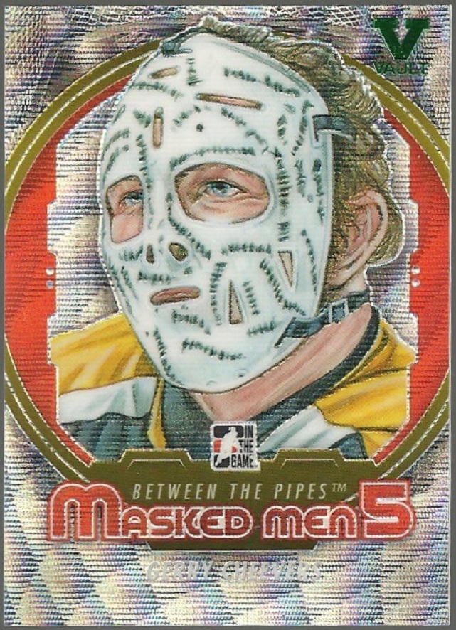 2012-13 Between The Pipes Masked Men Silver #MM5 Gerry Cheevers (image for) 2012-13 Between The Pipes Masked Men Silver #MM5 Gerry Cheevers
