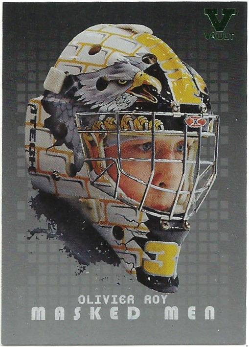 2008-09 Between The Pipes Masked Men #MM29 Olivier Roy VAULT (image for) 2008-09 Between The Pipes Masked Men #MM29 Olivier Roy VAULT